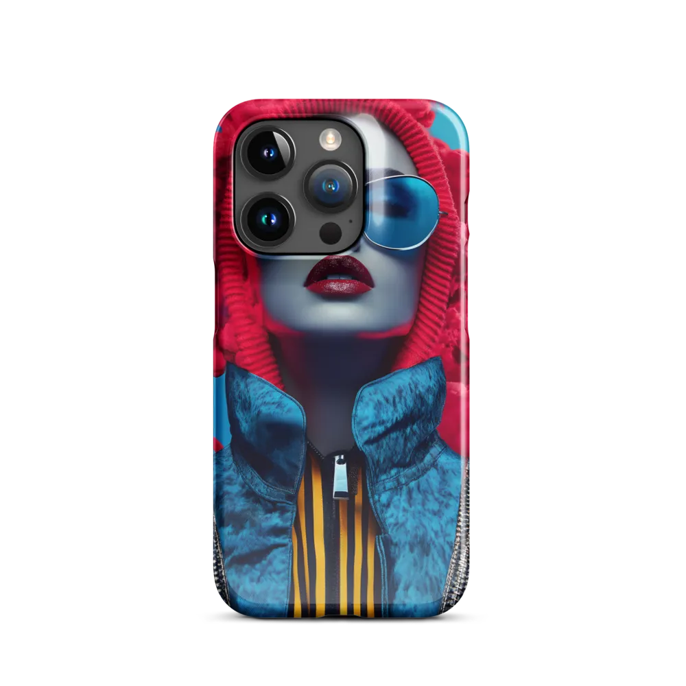 Bold Elegance in Digital Fashion | Phone Case |  15 Pro | Snap Case | Glossy