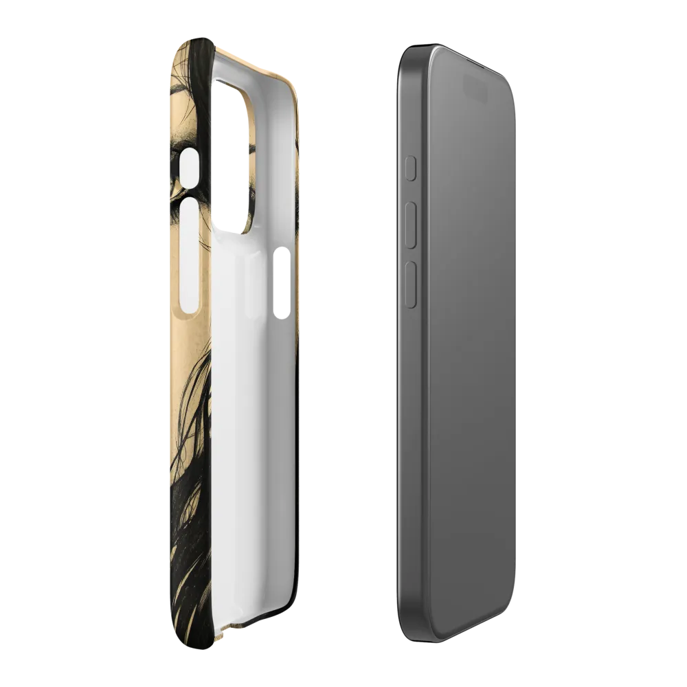 Enigmatic Gaze | Phone Case |  15 Pro | Snap Case | Matte
