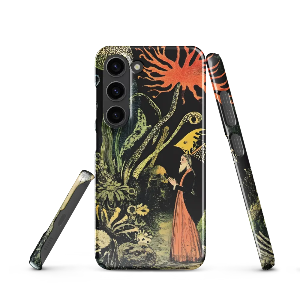 Enchanted Encounter in a Fantastical Garden | Phone Case |  S23 | Snap Case | Glossy