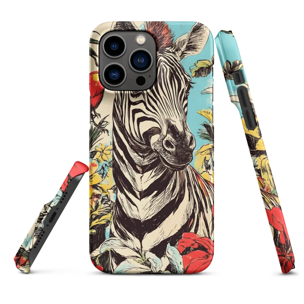 Zebra in Tropical Reverie