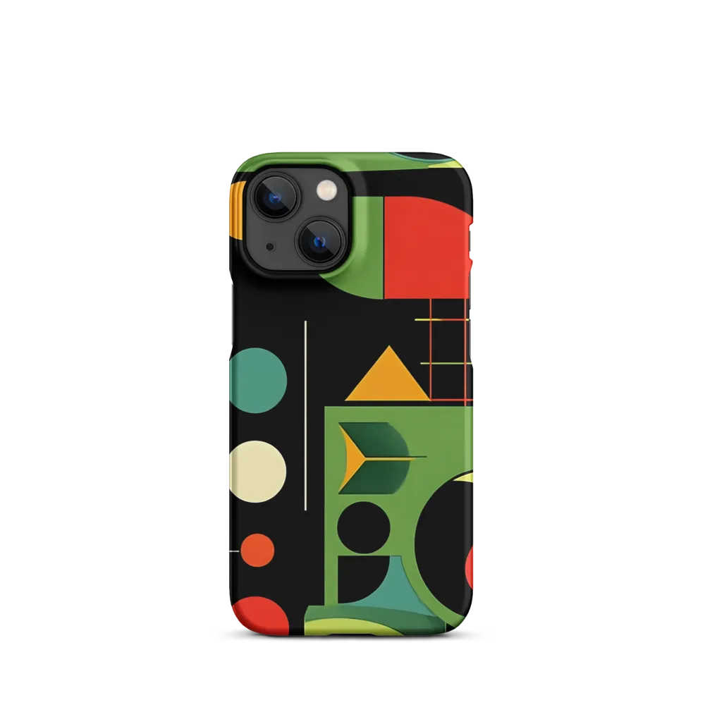 Geometric Harmony | Phone Case |  13 Mini | Snap Case | Matte