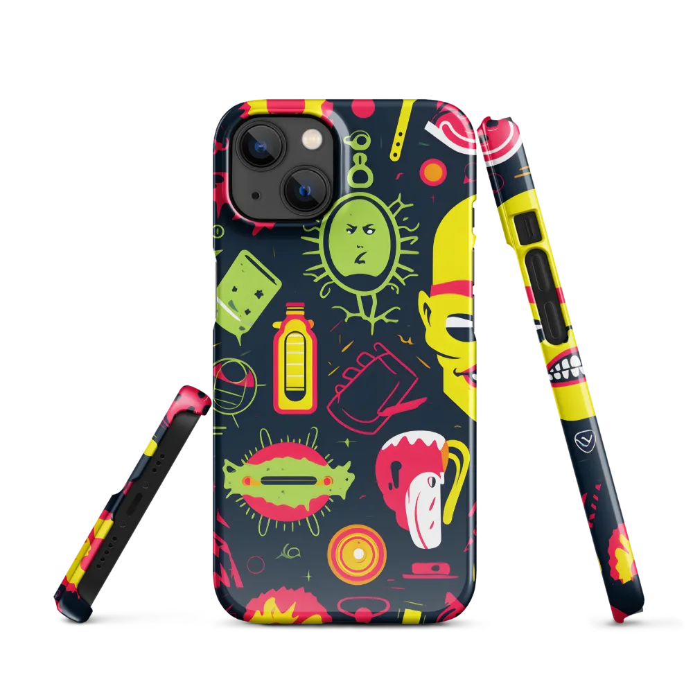 Neon Revelry: A Quirky Exploration of Modern Pop Art