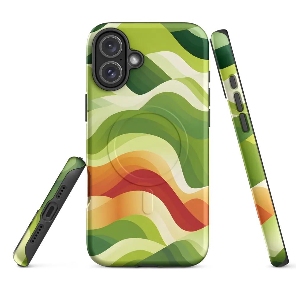 Waves of Nature | Phone Case |  16 Plus | MagSafe® Tough Case | Matte