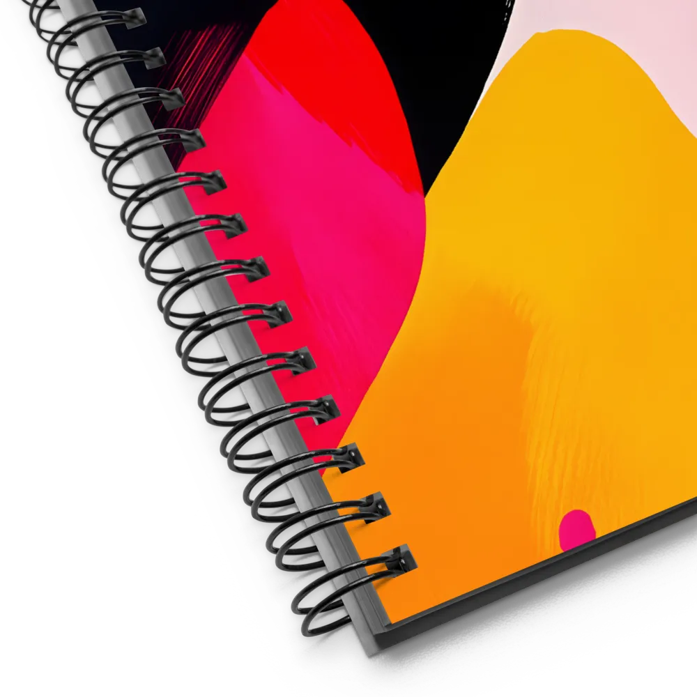 Playful Interplay of Colors | Spiral Notebook