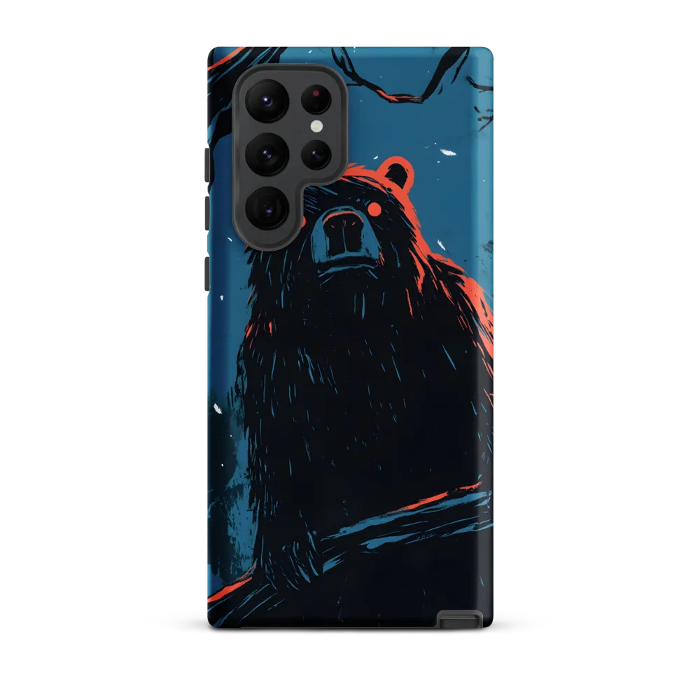 Eerie Majesty: A Bear in the Night