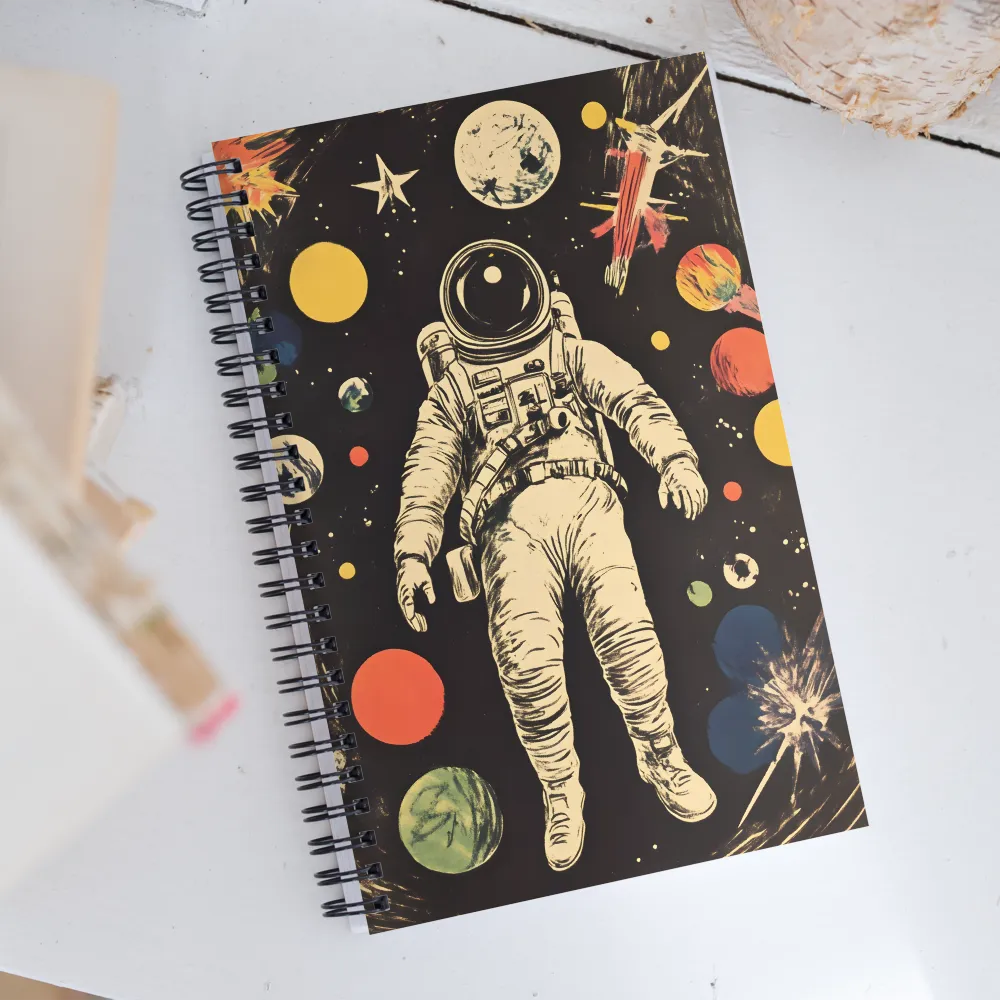 Cosmic Journey: An Astronaut's Perspective | Spiral Notebook