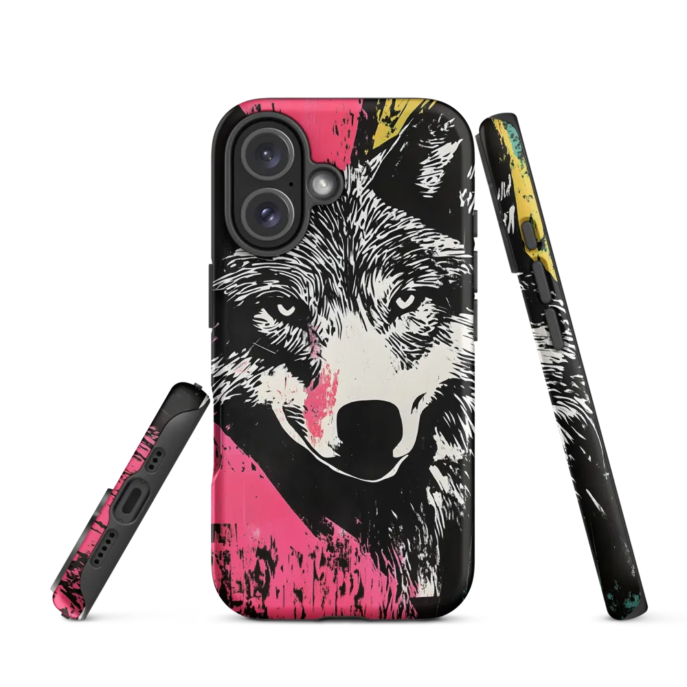 Intense Gaze of the Wolf | Phone Case