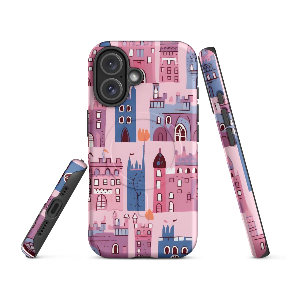 Whimsical Castles: A Playful Tapestry | Phone Case |  16 | MagSafe® Tough Case | Matte