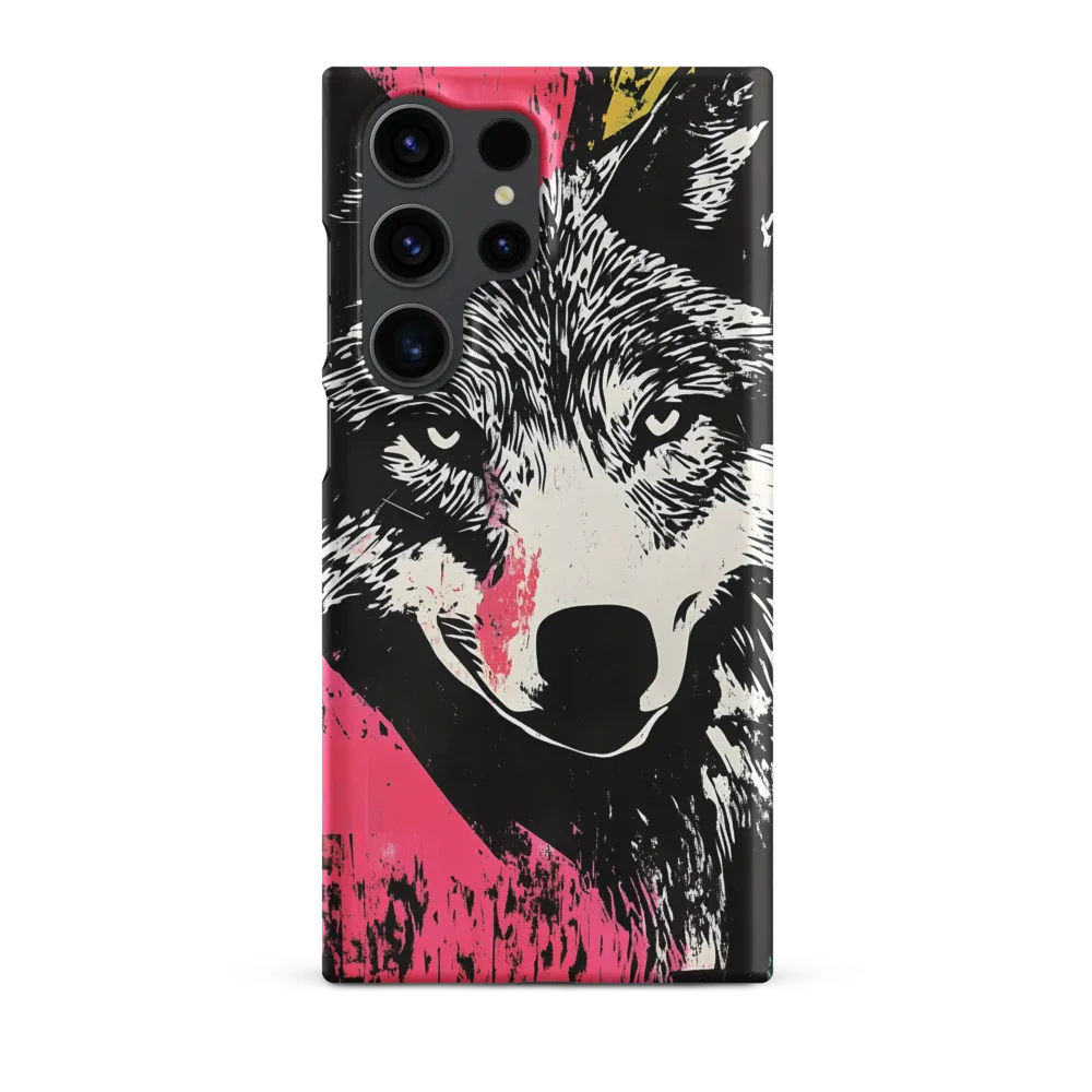 Intense Gaze of the Wolf