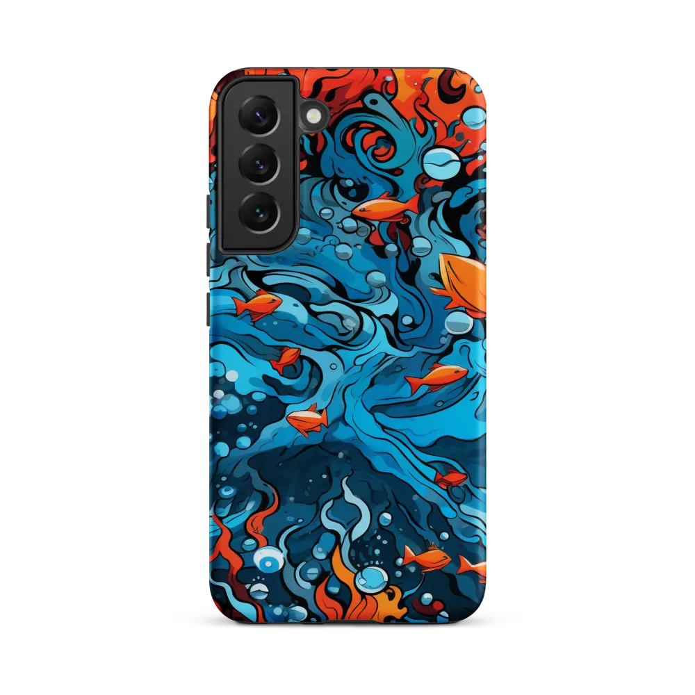 Fluid Harmony: Ocean and Flames
