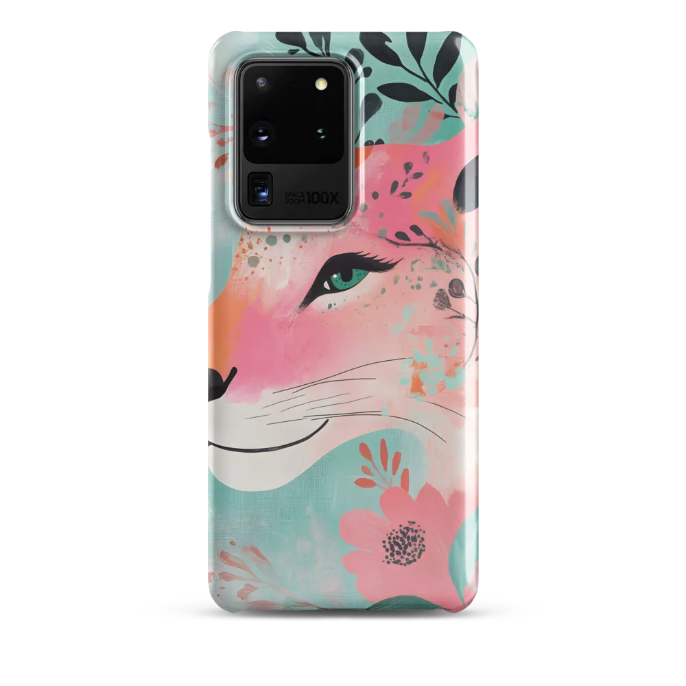 Whimsical Majesty: A Floral Lion