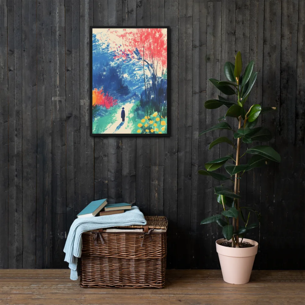 Whispers of Tranquility | Canvas with Black Frame | 20″×28″