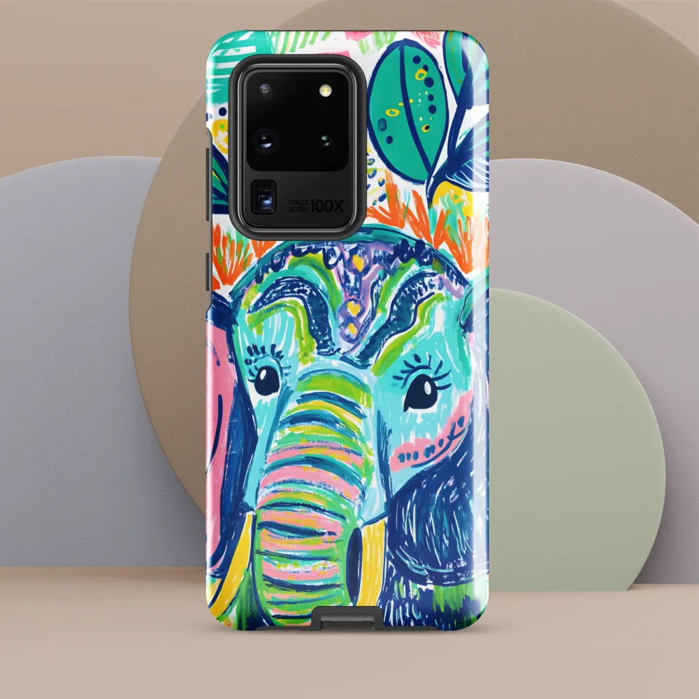 Whimsical Elephant Portrait