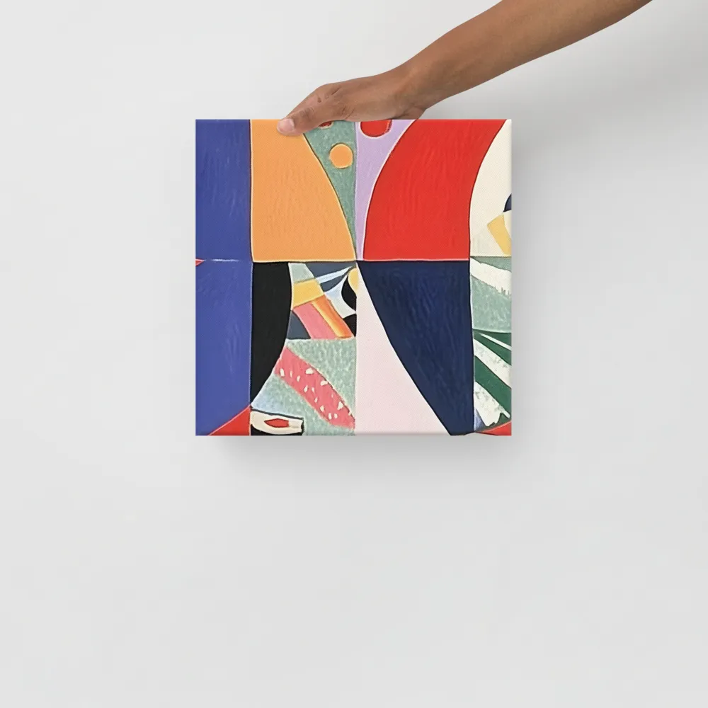 Dynamic Mosaic Symmetry | Canvas | 12″×12″