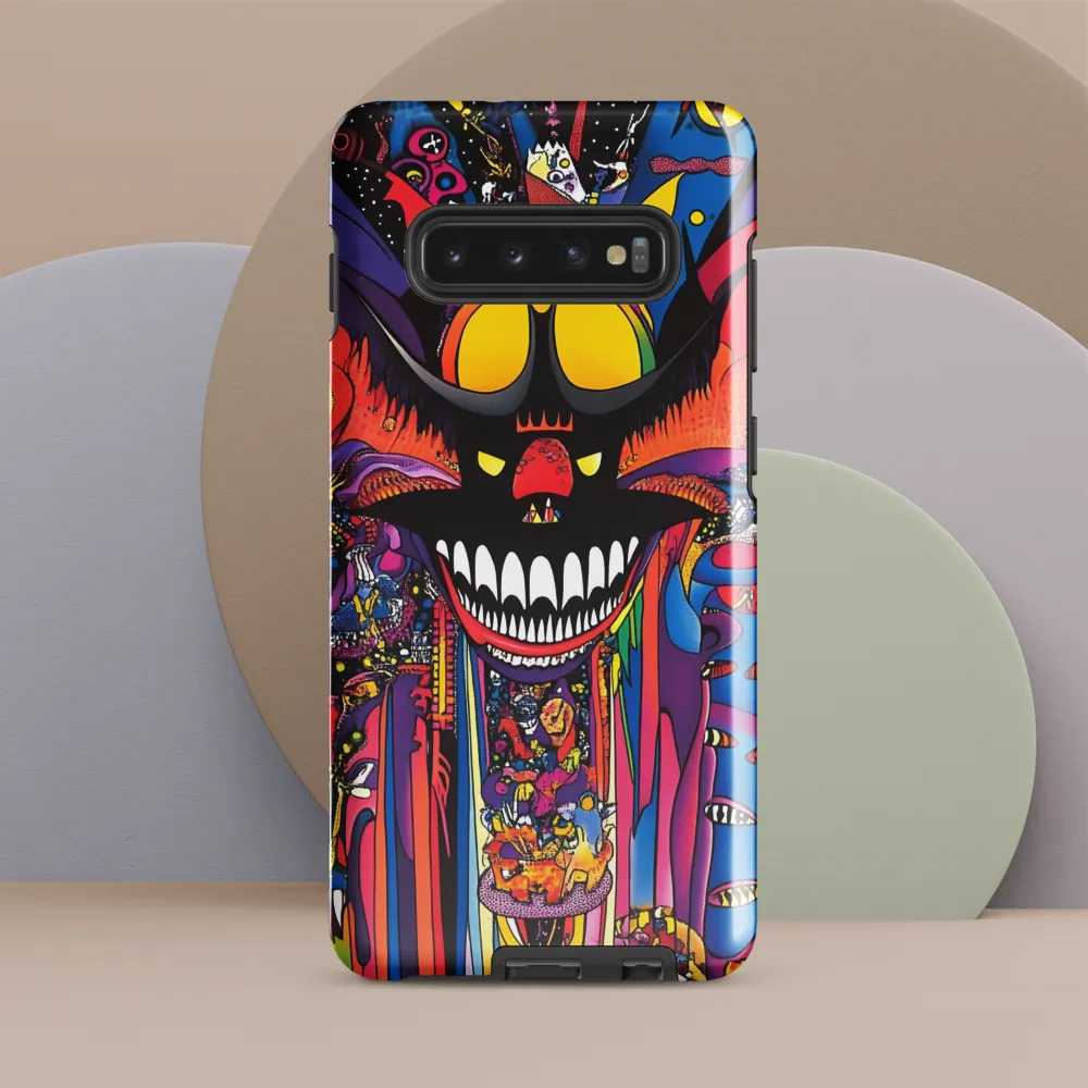 Whimsical Chaos: A Psychedelic Journey | Phone Case |  S10 Plus | Tough Case | Glossy