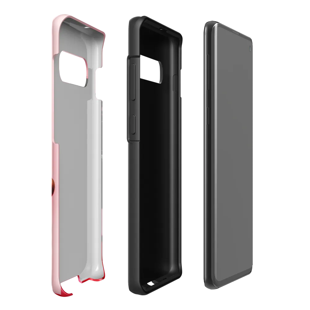 Striking Confidence in Red | Phone Case |  S10 Plus | Tough Case | Glossy