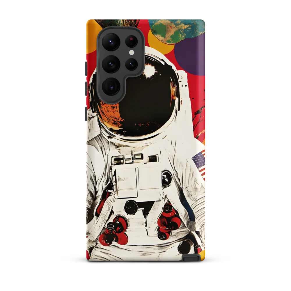 Cosmic Exploration: The Astronaut's Journey | Phone Case |  S22 Ultra | Tough Case | Matte