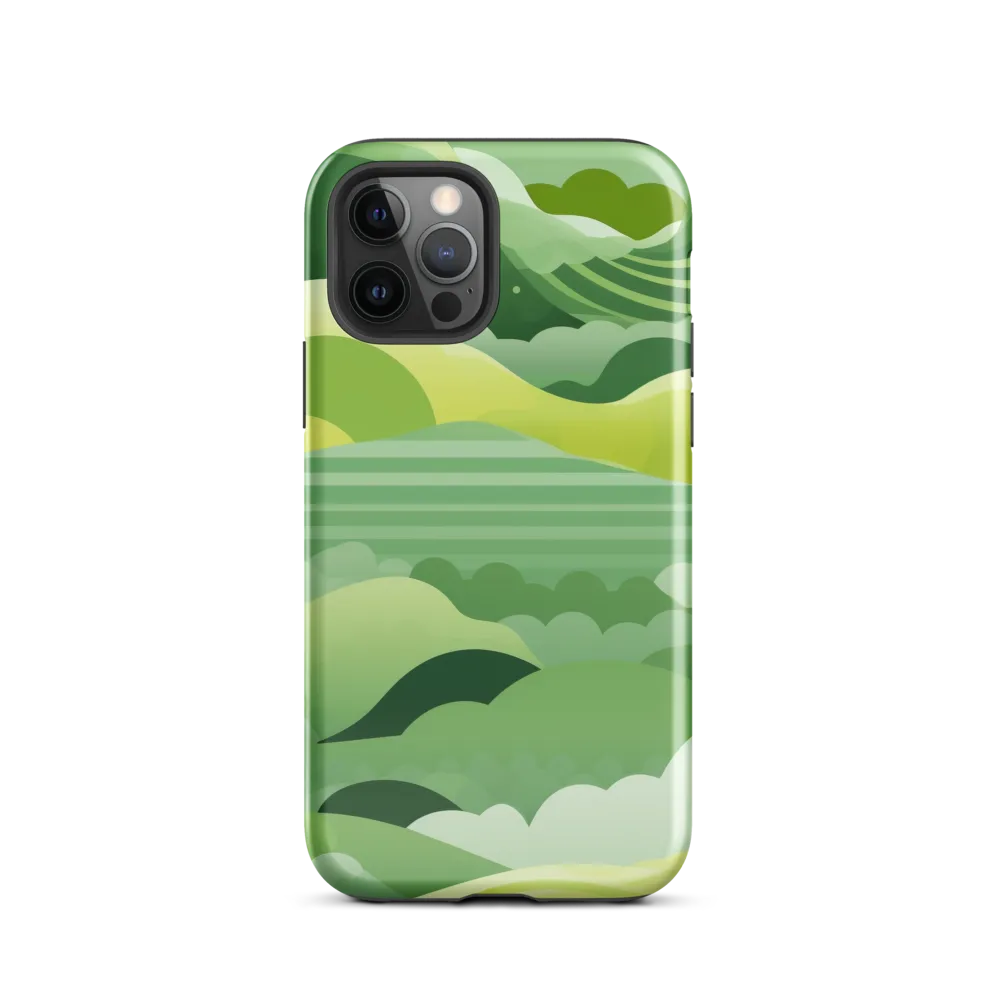 Tranquility in Green Waves