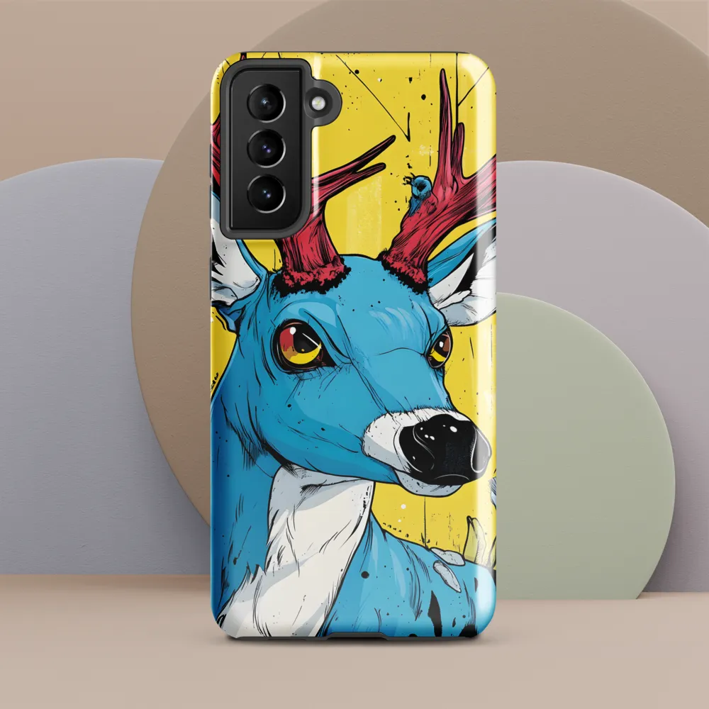 Vivid Antlers: A Modern Take on Nature