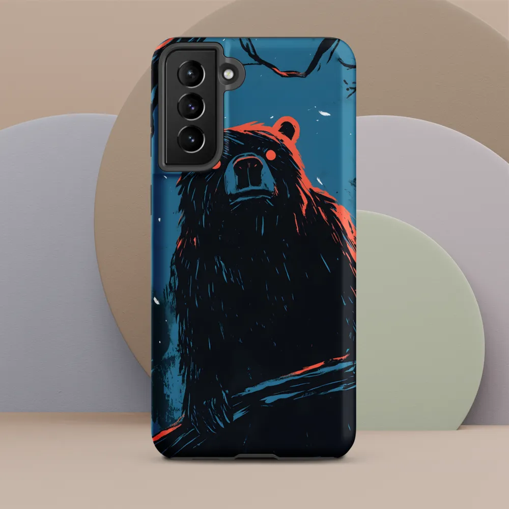 Eerie Majesty: A Bear in the Night