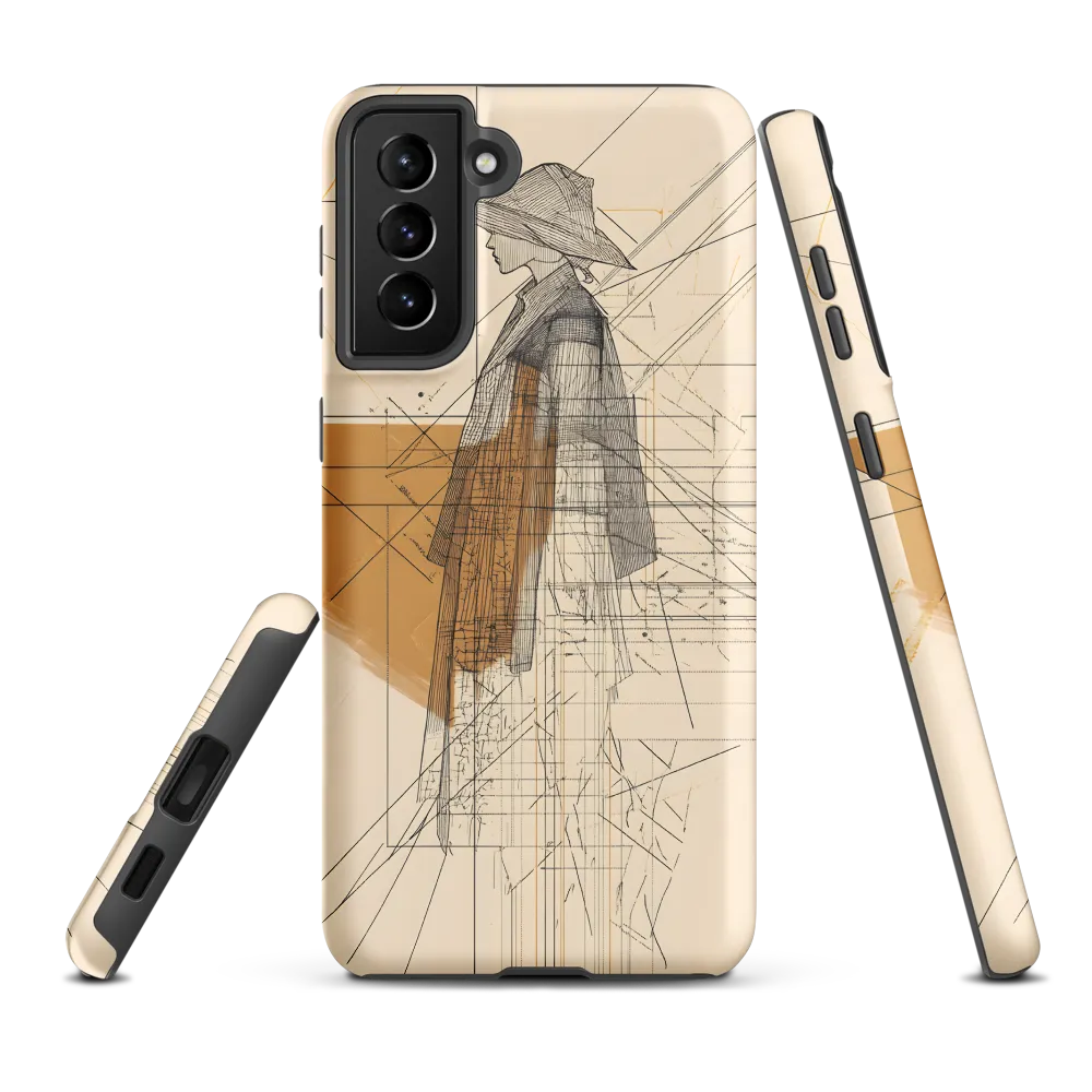 Abstract Profile: A Minimalist Exploration | Phone Case |  S21 Plus | Tough Case | Matte