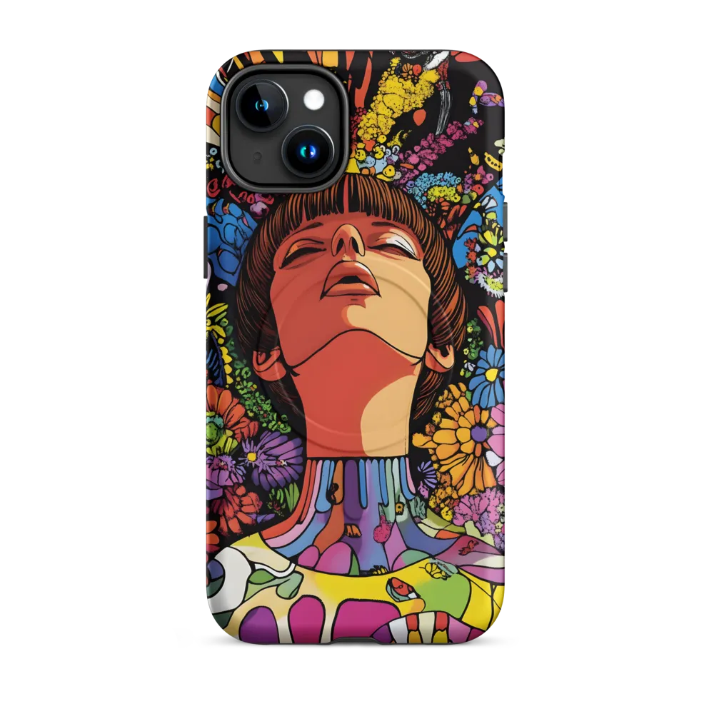 Vibrant Ecstasy: A Psychedelic Portrait