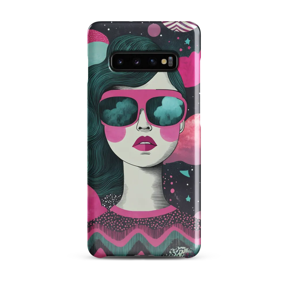 Chic Dreams: A Pop Art Portrait | Phone Case |  S10 Plus | Snap Case | Glossy