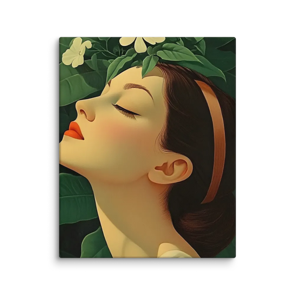 Serenity in Bloom | Canvas | 16″×20″