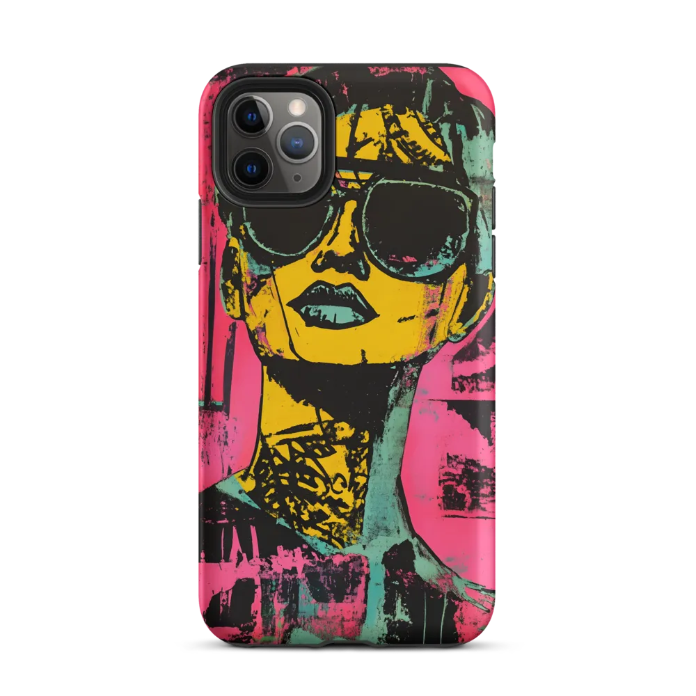 Confident Portrait in Neon Colors