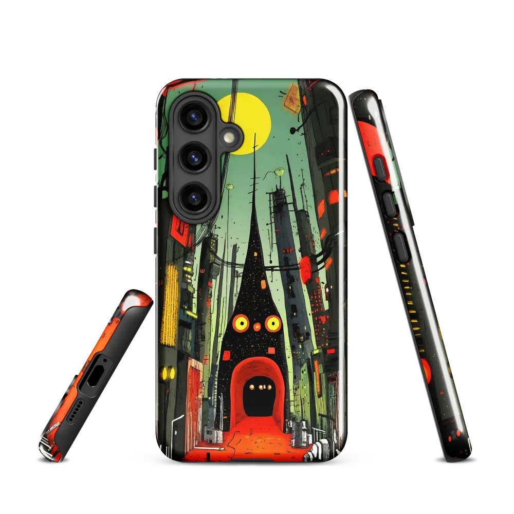 The Enigmatic Cityscape | Phone Case |  S24 | Tough Case | Glossy