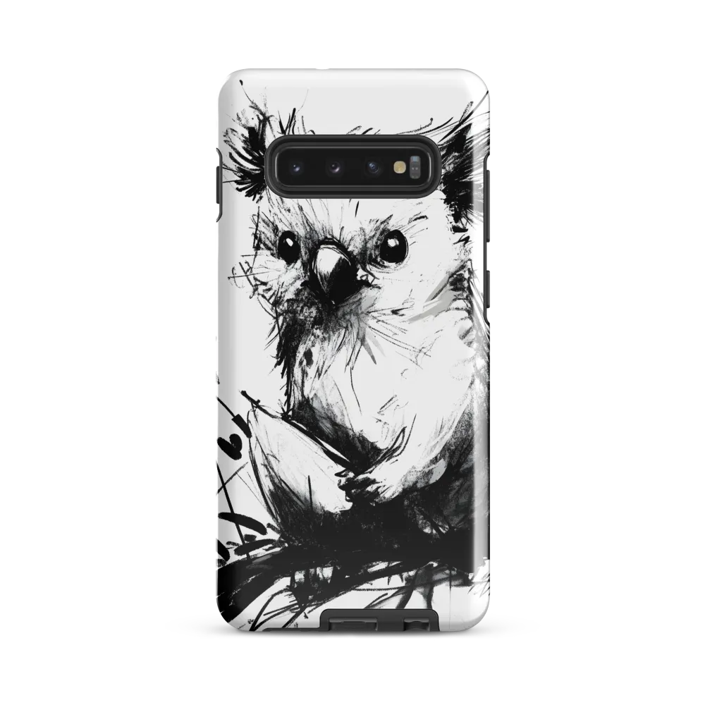 Whimsical Koala in Ink | Phone Case |  S10 Plus | Tough Case | Glossy