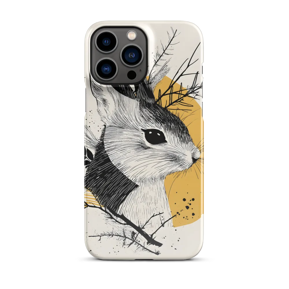 Ethereal Rabbit: A Study in Line Art