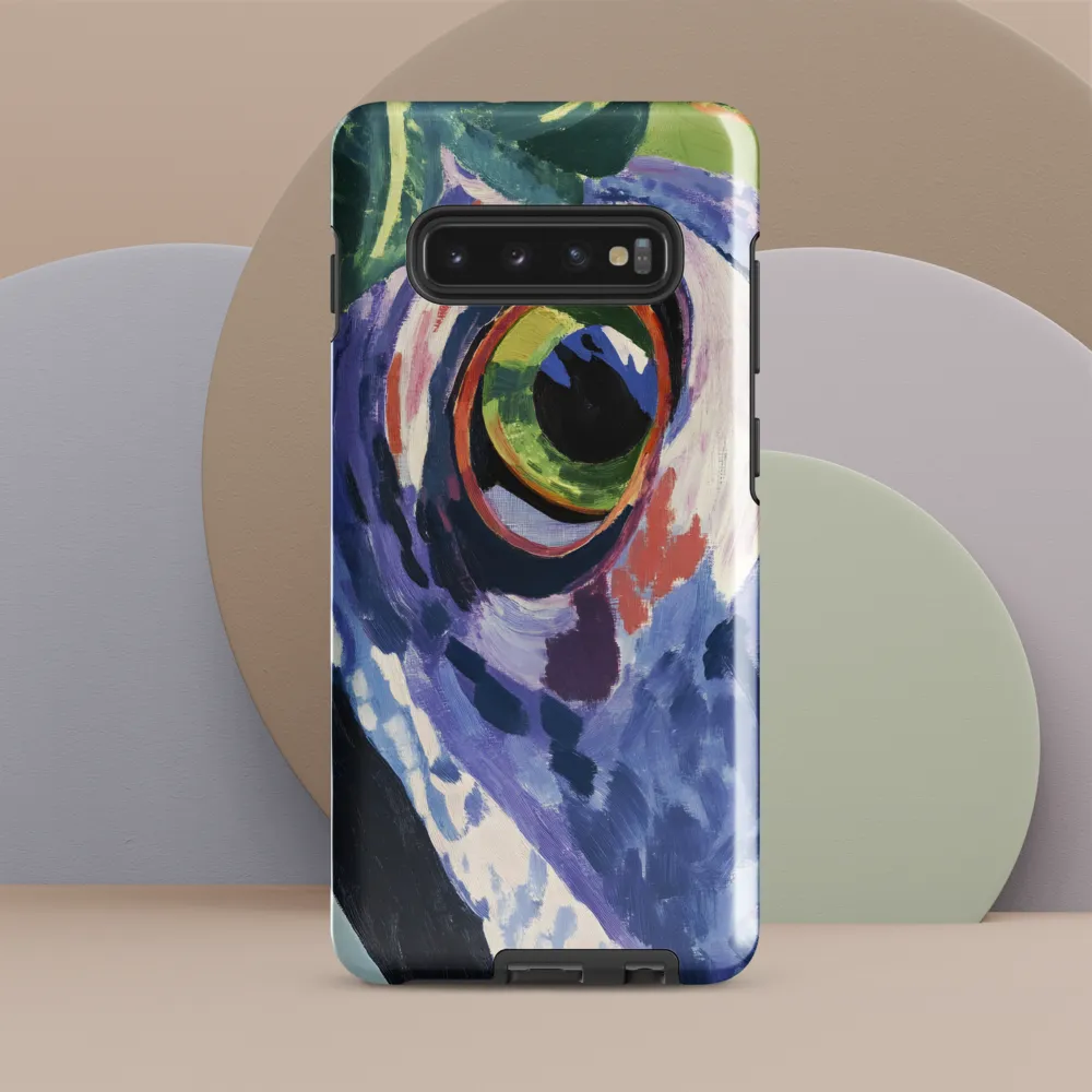 The Eyes of Nature: A Frog's Gaze | Phone Case |  S10 Plus | Tough Case | Glossy