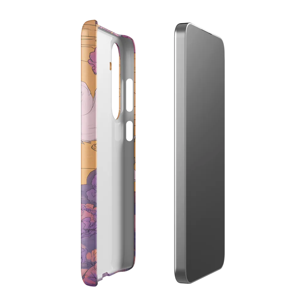 Whispers of the Violet Dawn | Phone Case |  S24 Plus | Snap Case | Matte