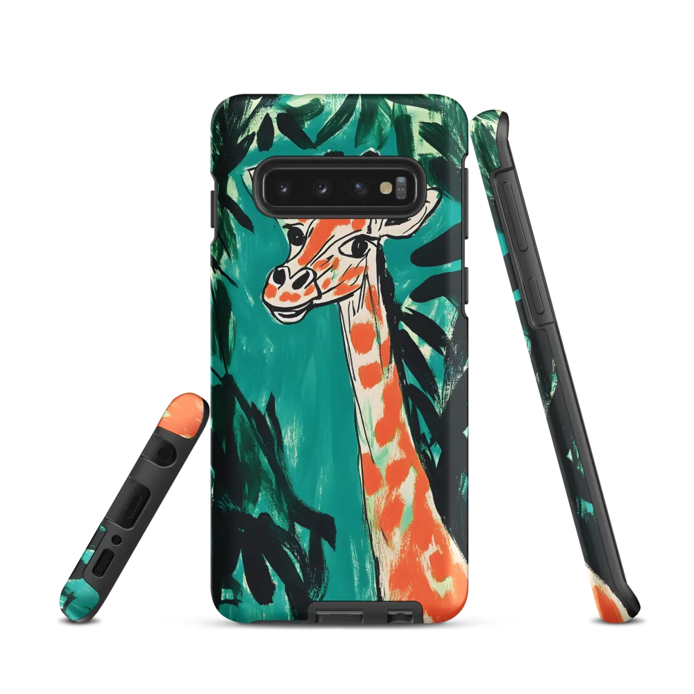 Giraffe in the Teal Canopy
