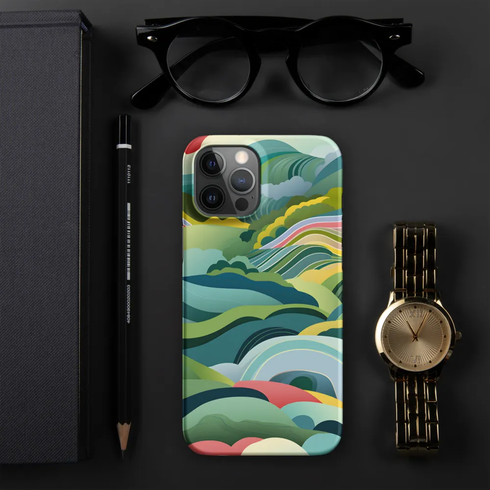 Waves of Serenity | Phone Case |  12 Pro Max | Snap Case | Matte