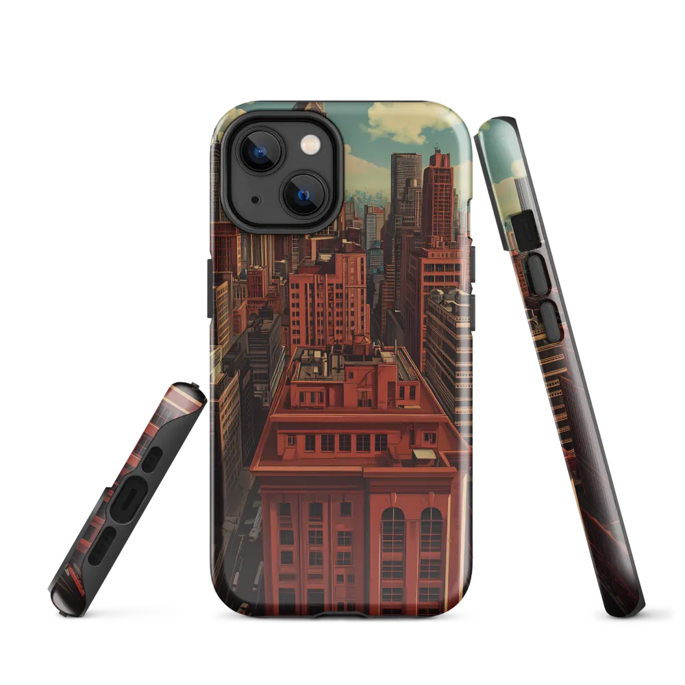 Urban Reverie: A Journey Through the City | Phone Case |  14 | Tough Case | Glossy