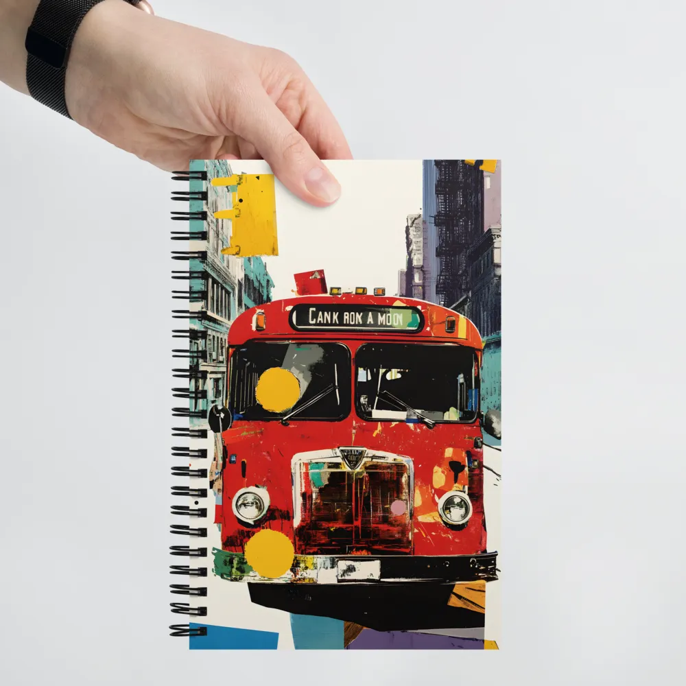 Vibrant City Transit | Spiral Notebook