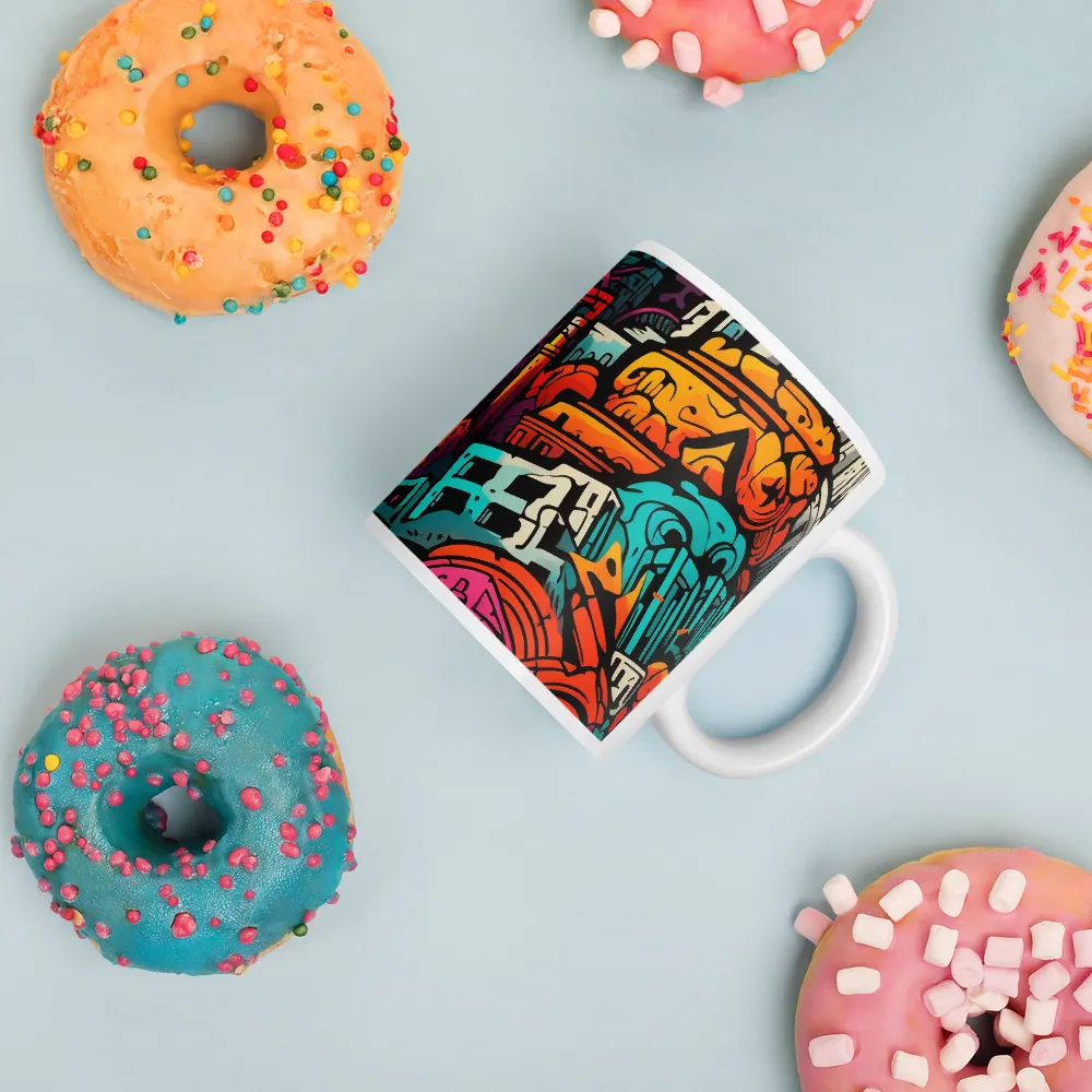 Vibrant Urban Surrealism | Mugs | Multiple Sizes & Colors