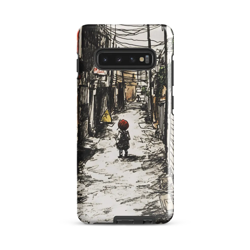 Into the Alleyway: A Journey of Nostalgia | Phone Case |  S10 Plus | Tough Case | Glossy