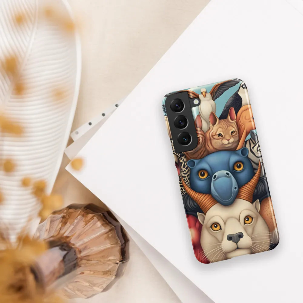 Harmonious Echoes of Wildlife | Phone Case |  S22 | Snap Case | Matte