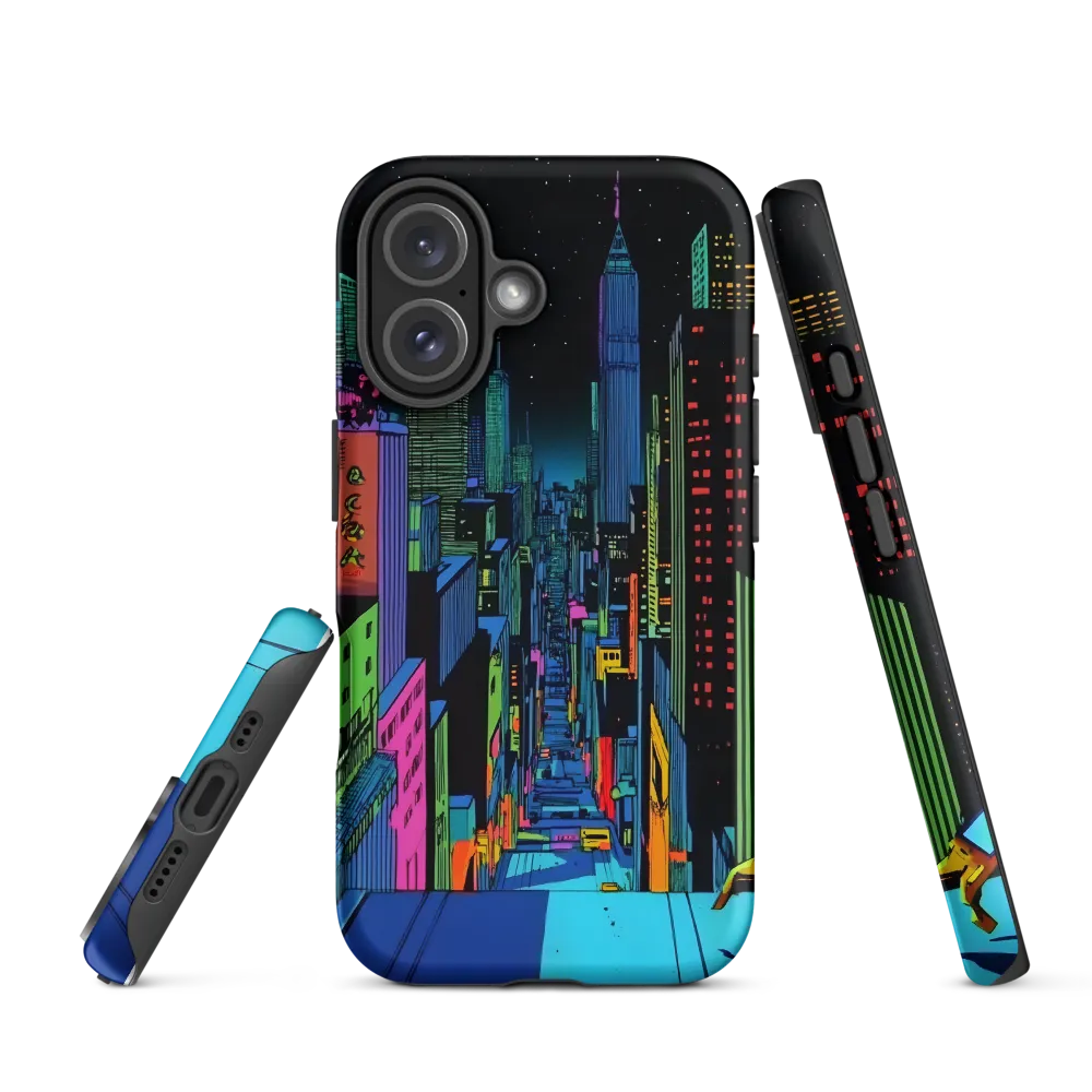 Neon Dreams of a Futuristic City | Phone Case