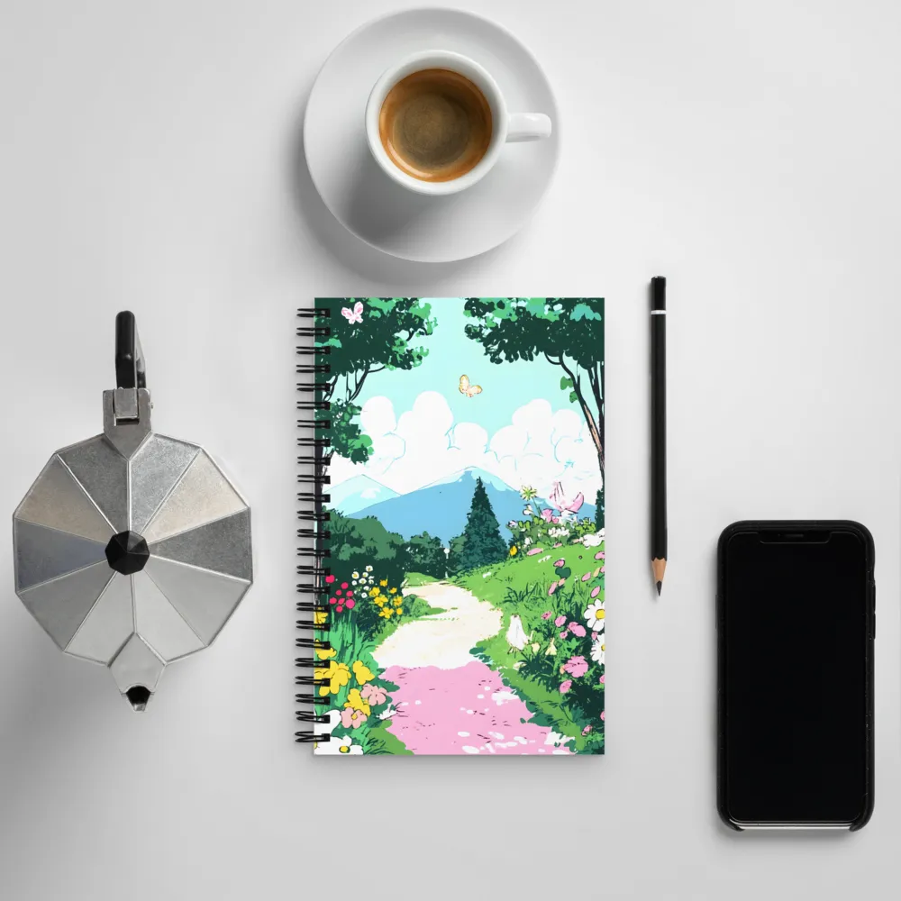 A Serene Journey Through Nature | Spiral Notebook