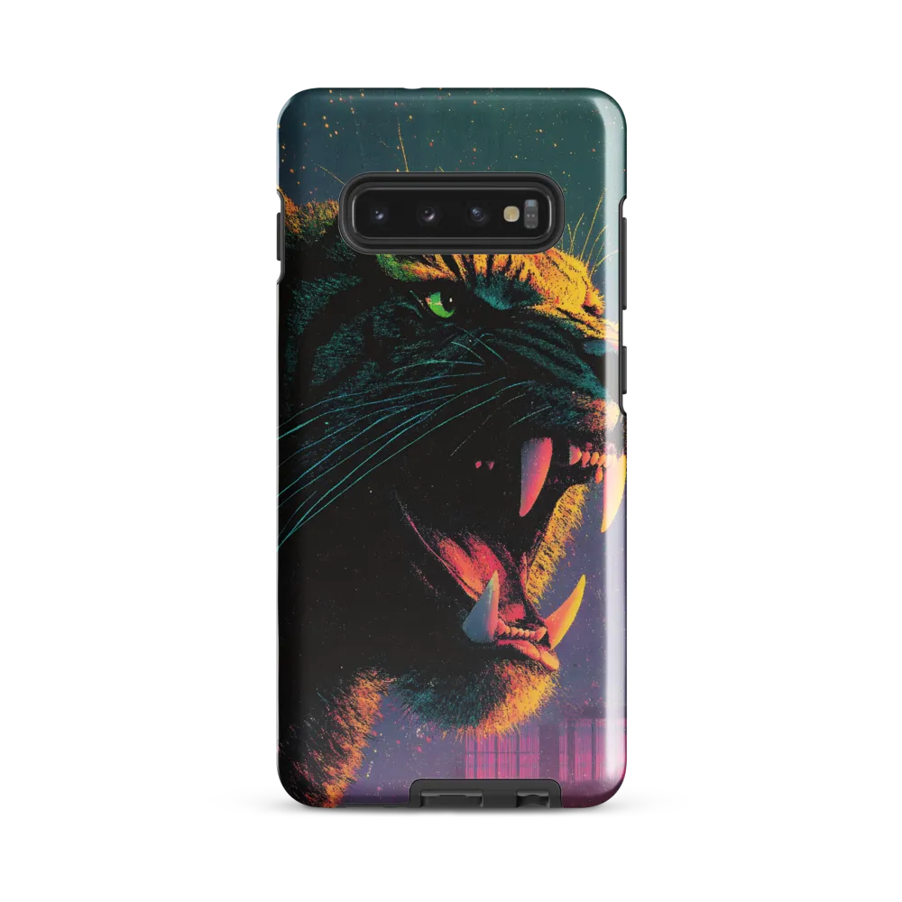 Feral Dreams: The Roaring Tiger | Phone Case |  S10 Plus | Tough Case | Glossy