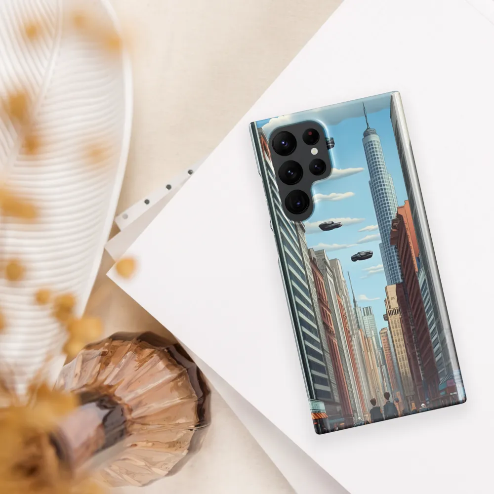 Futuristic Stroll through the Urban Skyline