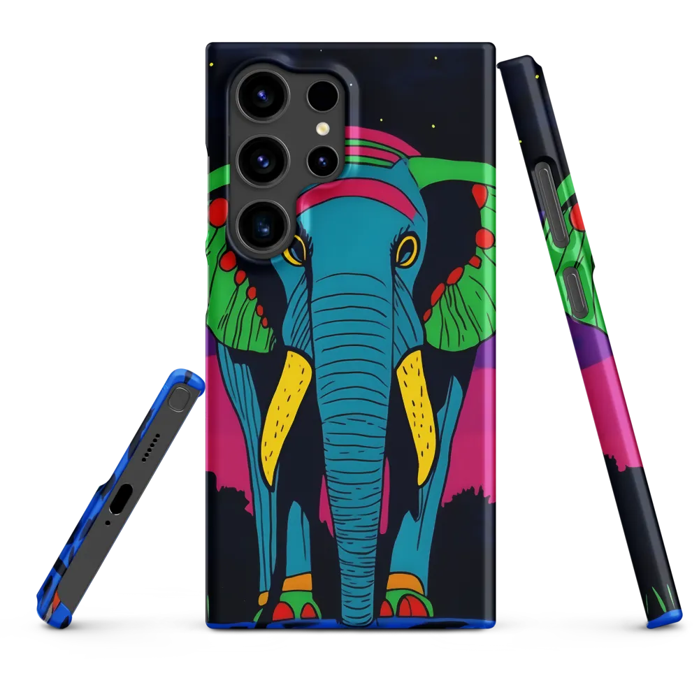 Whimsical Majesty: The Vibrant Elephant