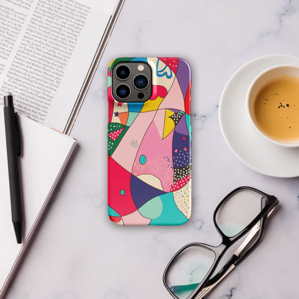 Playful Geometry in Color | Phone Case |  13 Pro Max | Snap Case | Glossy