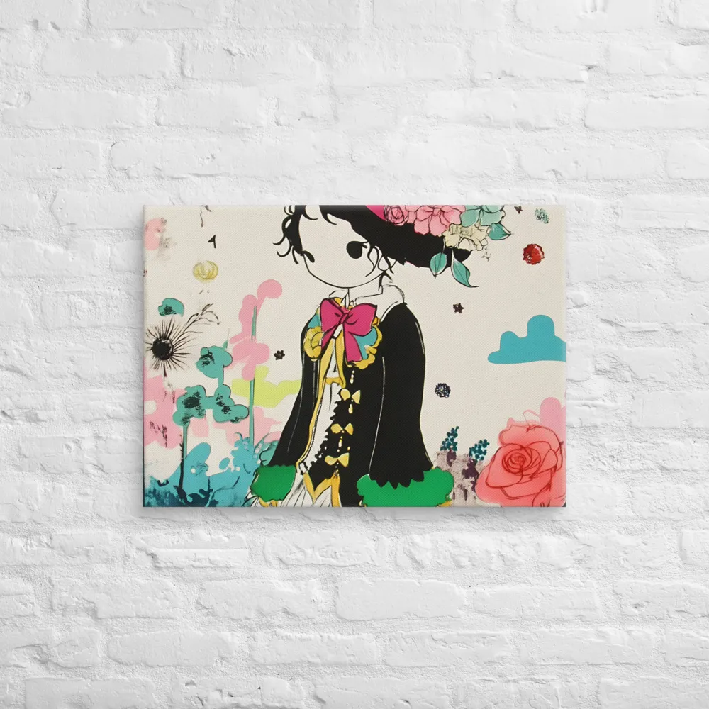 Whimsical Garden Reverie | Canvas | 20″×28″