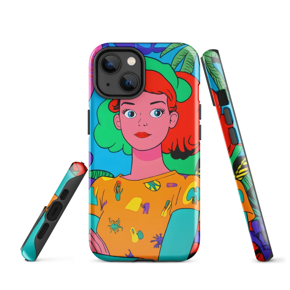 Tropical Vibes: A Playful Portrait