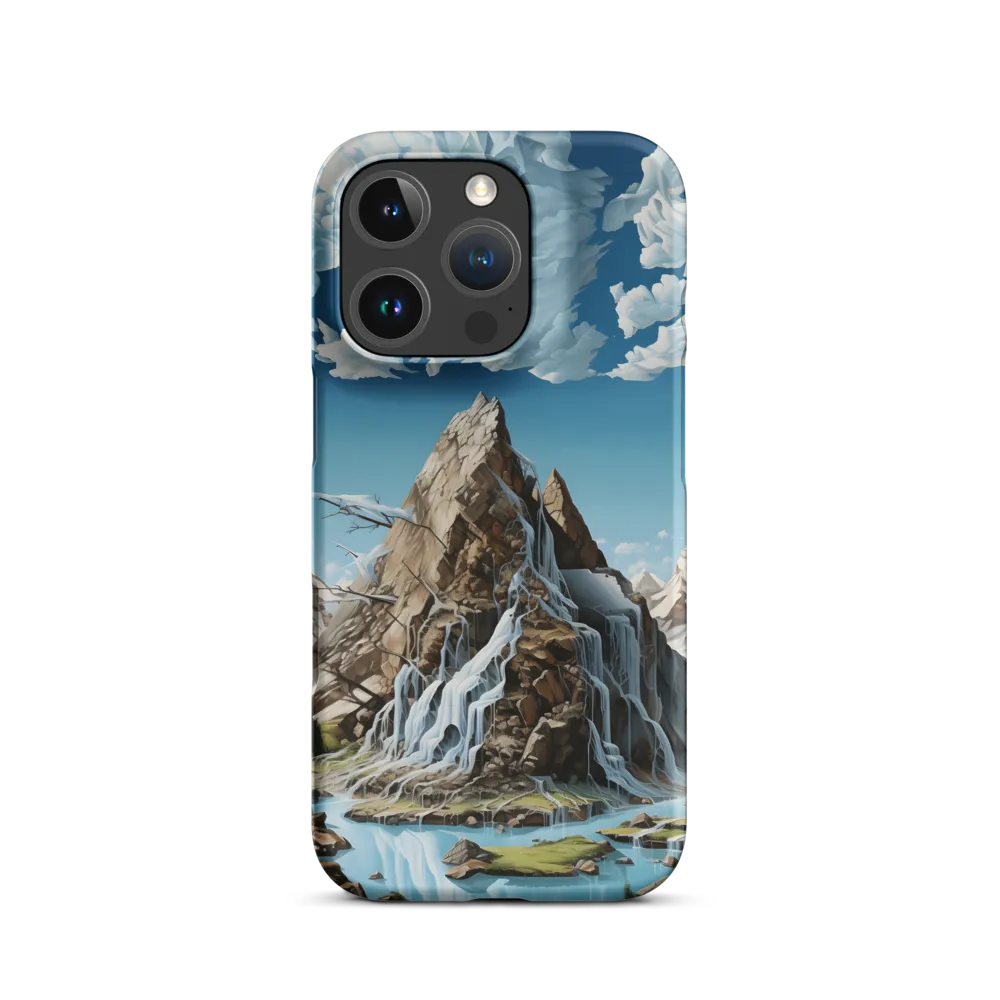 Majestic Cascade: A Mountain Masterpiece